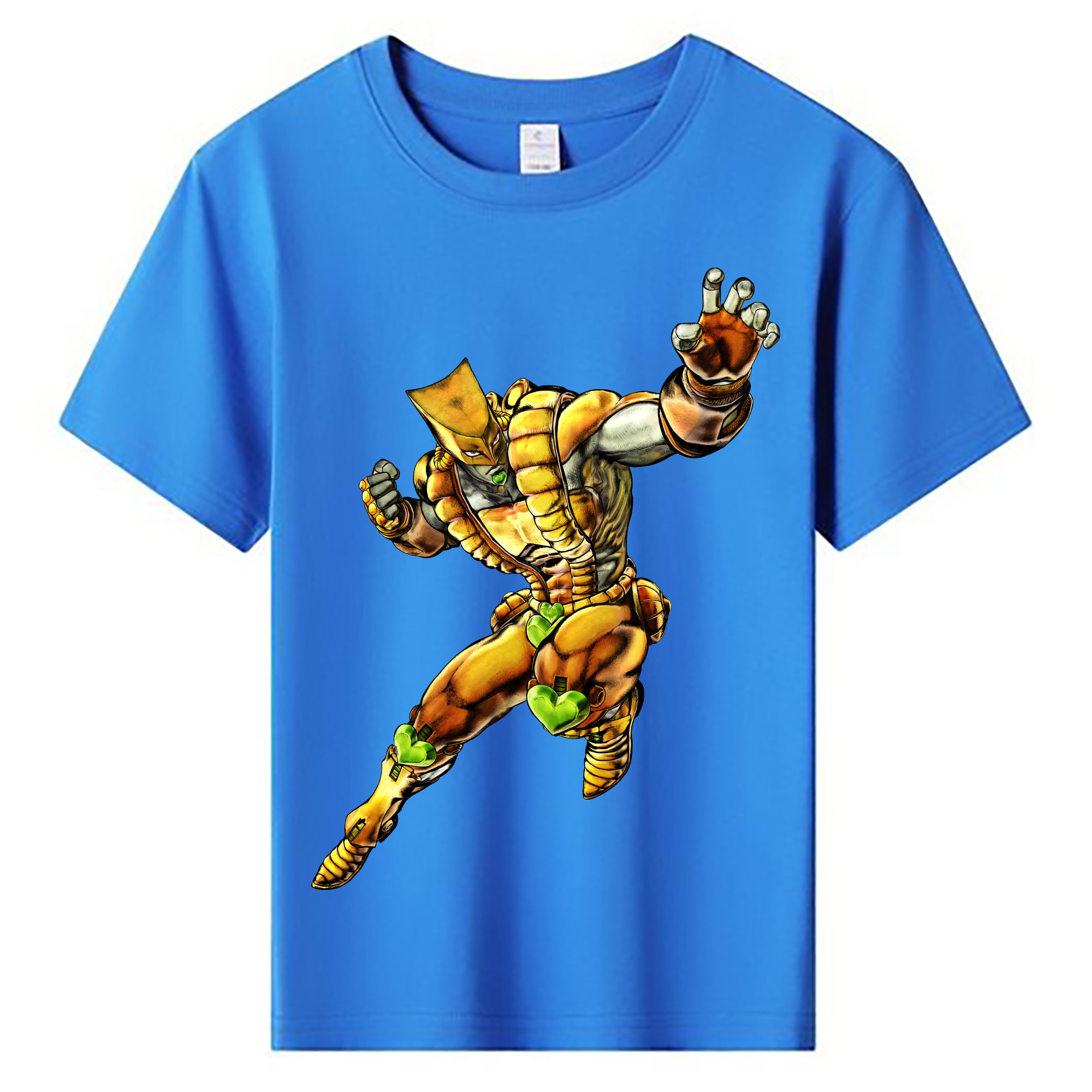 （画像用） ジョジョの奇妙な冒険 ディオ?ブランドー JoJo's Bizarre Adventure Dio Brando 綿100％キッズTシャツ（フロントプリント）
